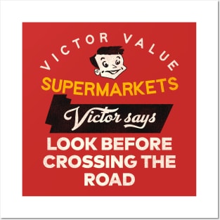 Victor Value Supermarkets Retro Defunct Store Posters and Art